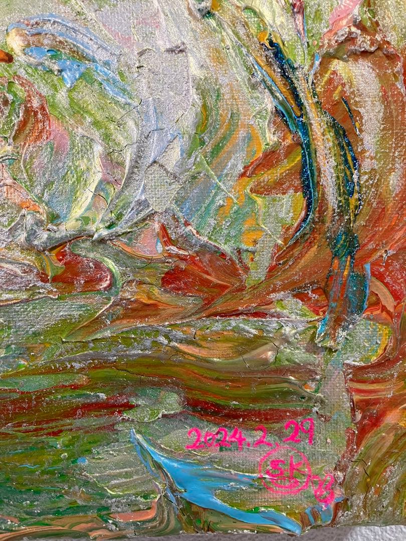 動物の絵　絵画　絵　アクリル　おしゃれ　原画　モダンアート　アート　インテリア