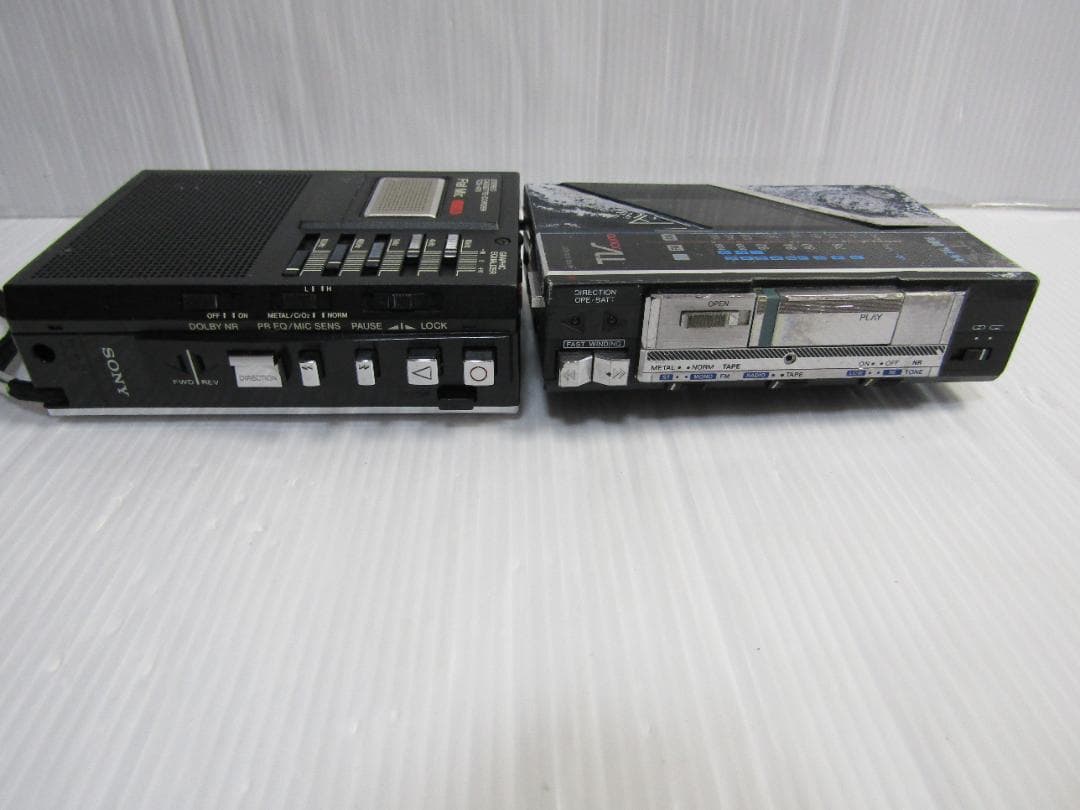 K0737 SONY TCS-470 /SANYO JJ-F2 カセットプレーヤ