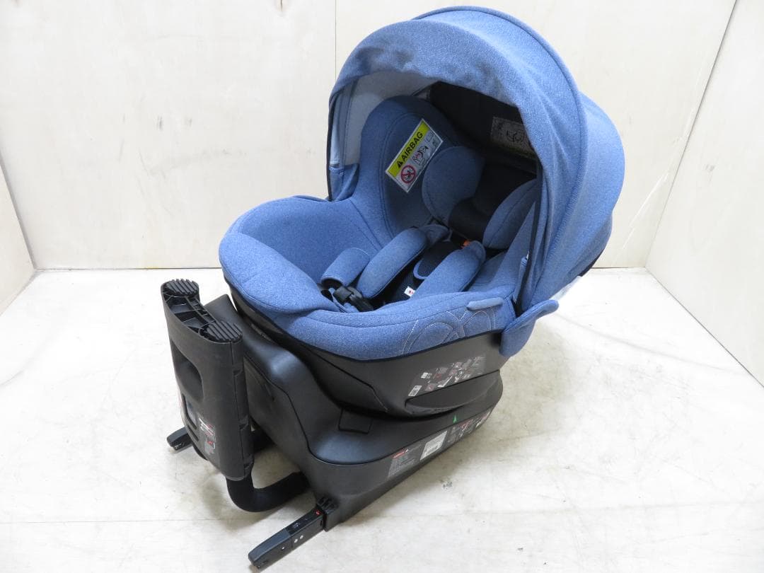 エールベベ クルット4i プレミアム チャイルドシート 新生児 ナチュラルブルー