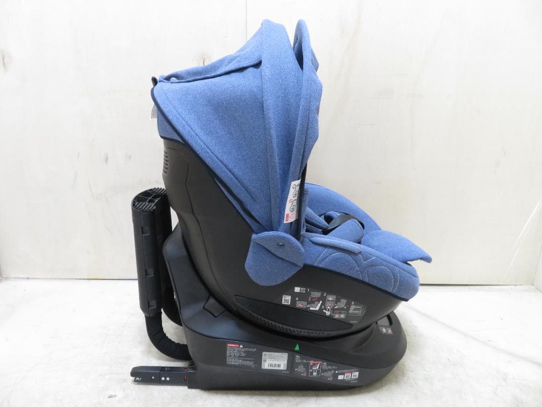 エールベベ クルット4i プレミアム チャイルドシート 新生児 ナチュラルブルー