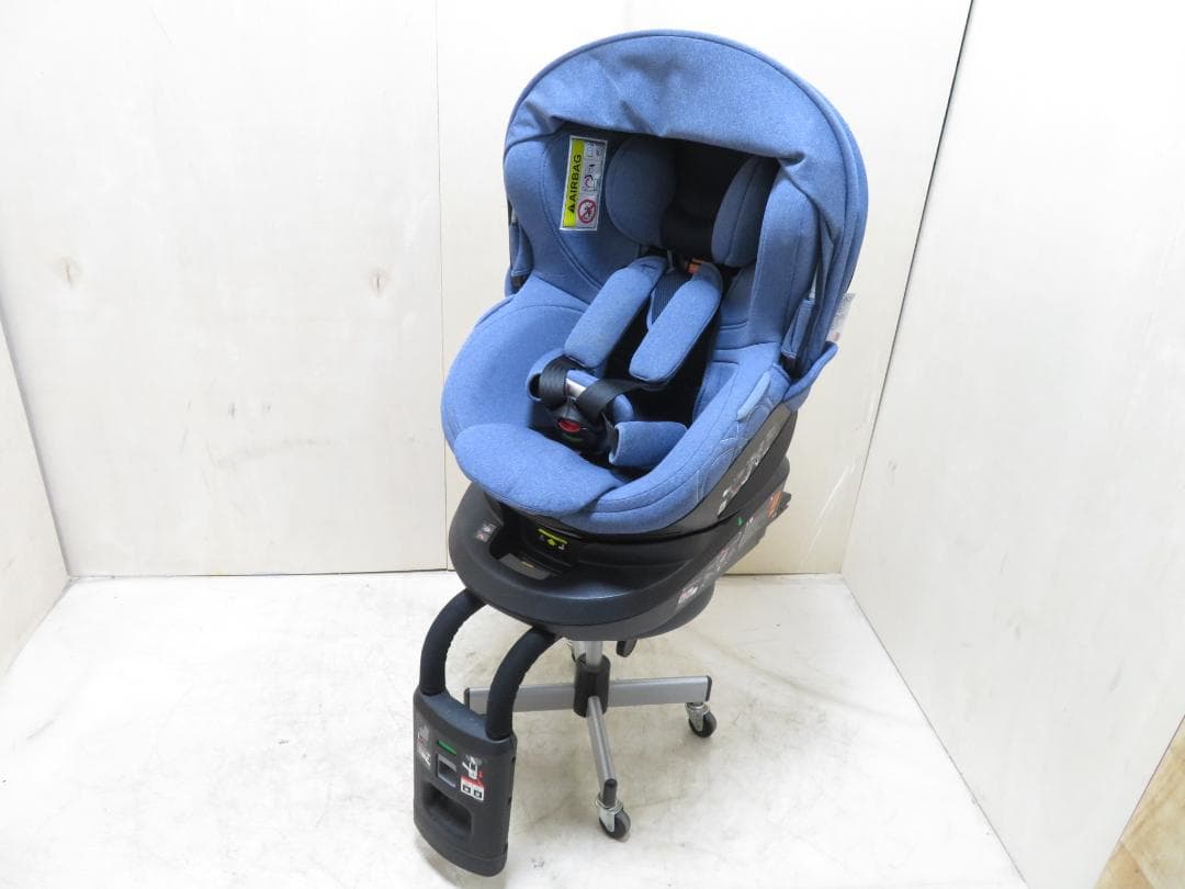 エールベベ クルット4i プレミアム チャイルドシート 新生児 ナチュラルブルー