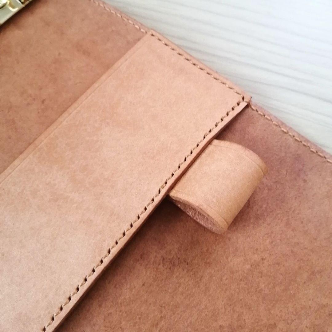 ミニ6 システム手帳 ライトキャメル