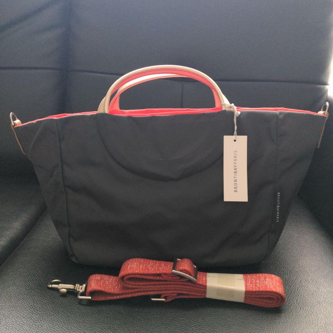 レアBRONTIBAYPARIS ポジターノ ナイロン2wayショルダーバッグ