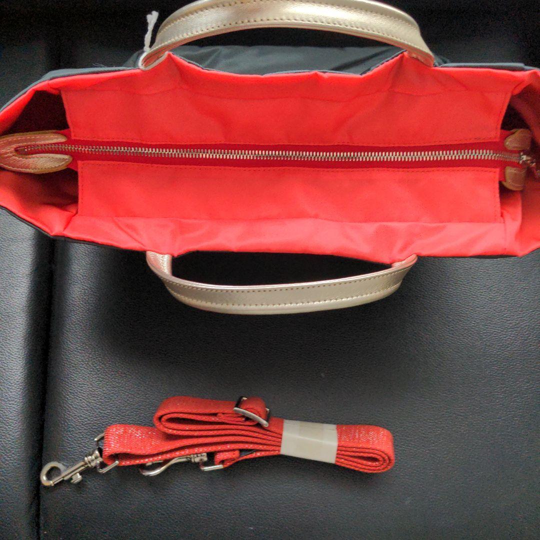 レアBRONTIBAYPARIS ポジターノ ナイロン2wayショルダーバッグ