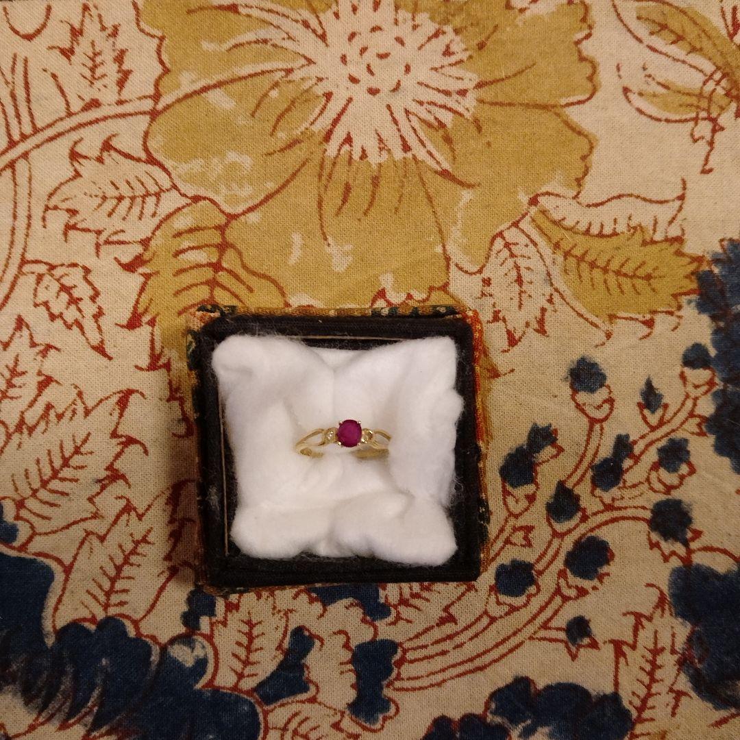 K18ルビーリング