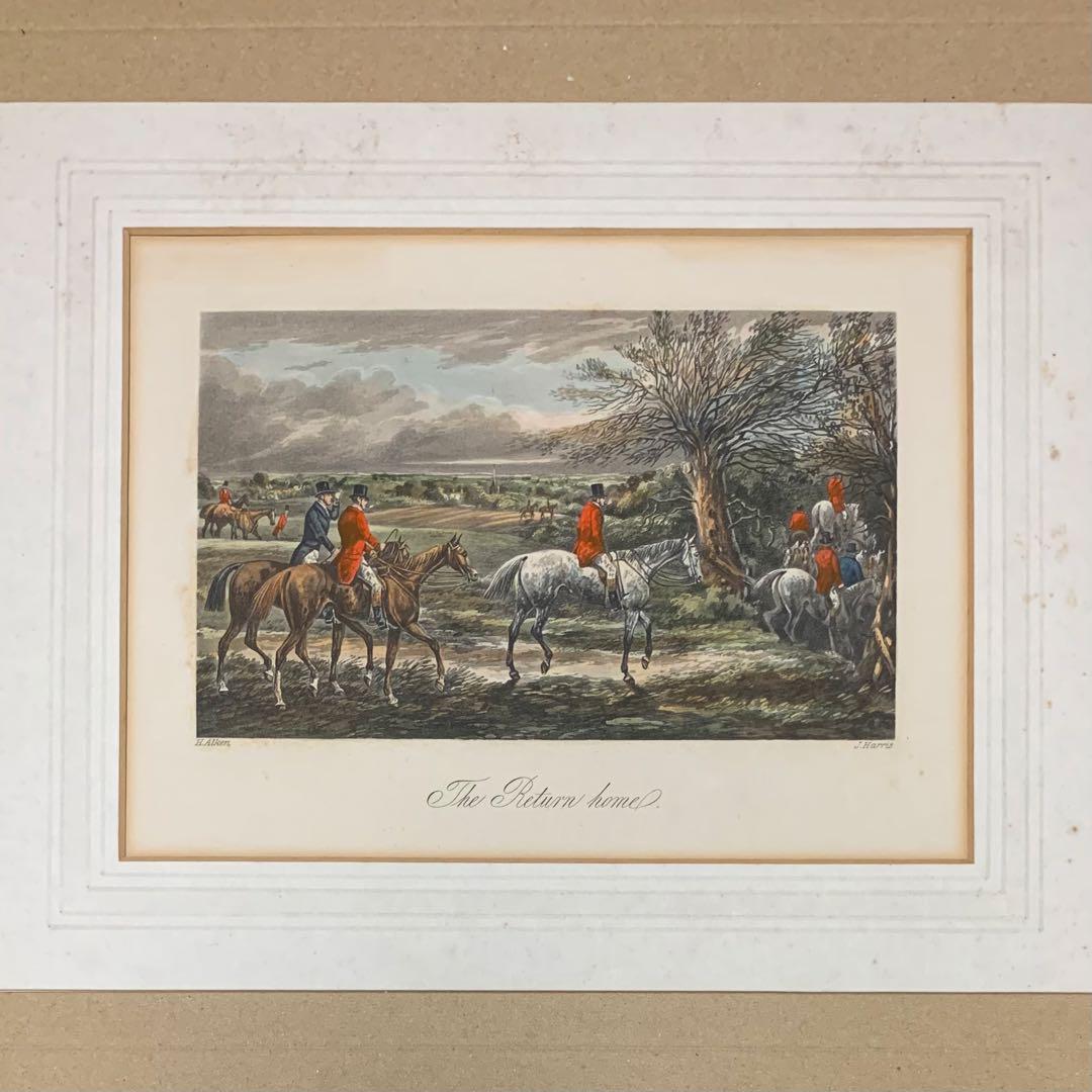 英国製 ハンティングシーン(2) セール ヴィンテージ イギリス