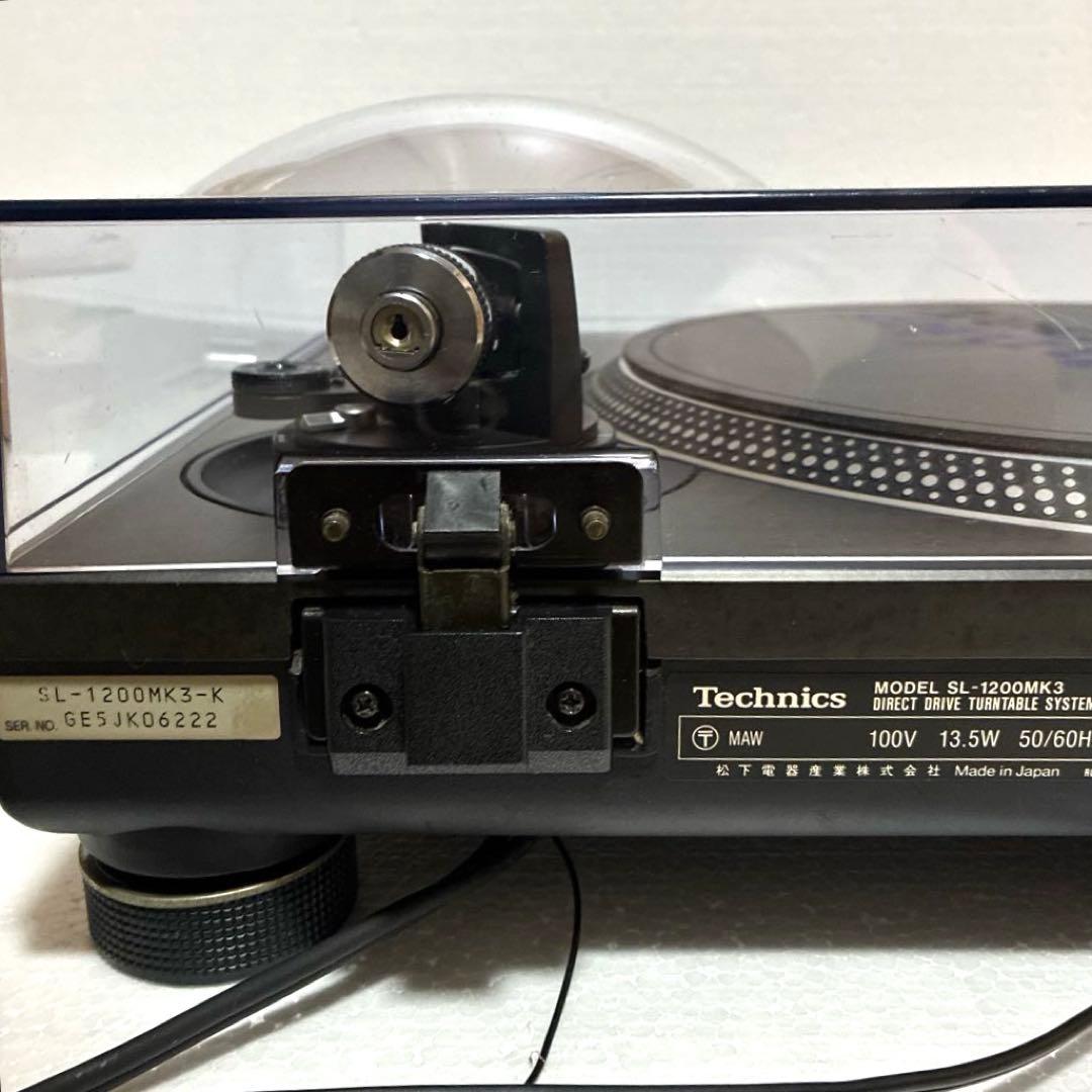 Technics SL-1200MK3 ① 通電・動作・音出し確認問題無し