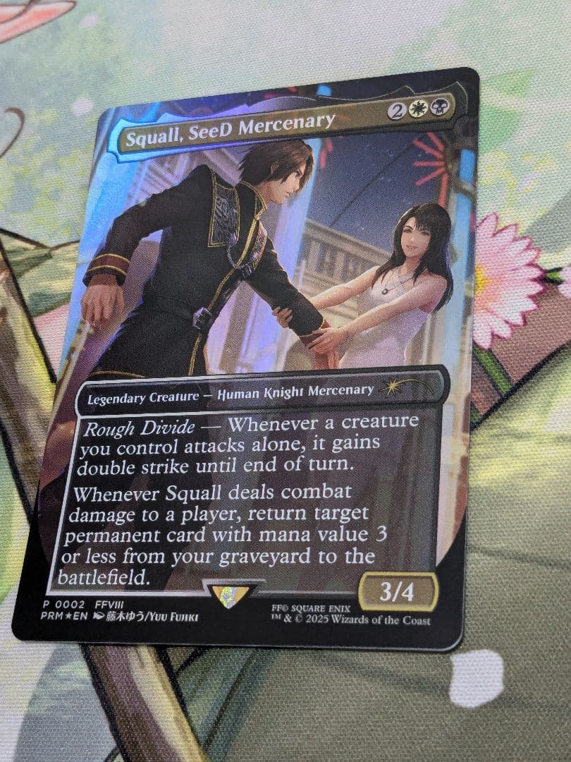 MTG SeeDの傭兵、スコール ボーダレスプロモ Foil 英語版