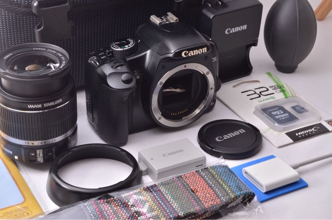 【バッグ付き】Canon　一眼レフカメラ　キャノン　KissX2　デジイチ