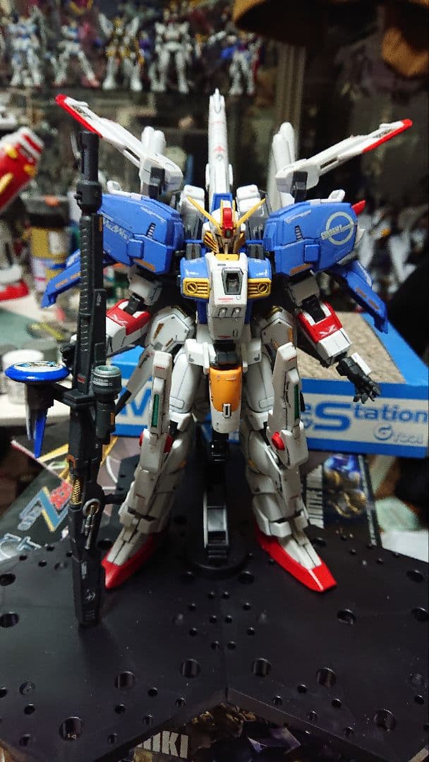HG 1/144 ディープストライカー,EX-Sガンダム　塗装完成品セット