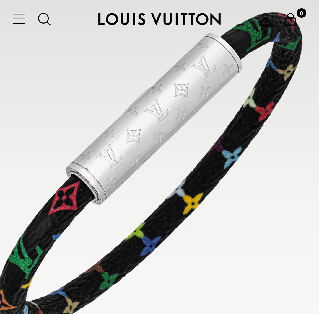 LOUIS VUITTON 花柄バングル・リストバンド　村上隆　２本セット
