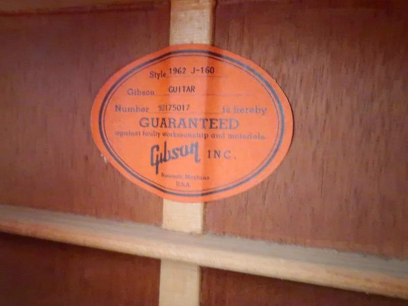 ギブソン GIBSON /USA J-160E 製造番号92175017