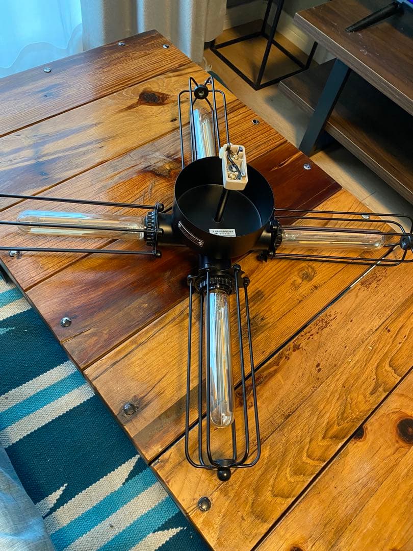 ジャーナルスタンダードファニチャー/クロス型シーリングライト 4灯