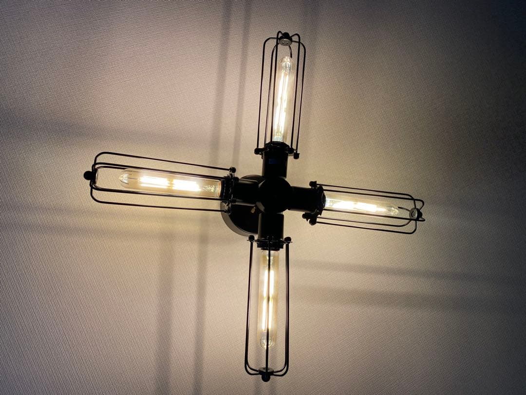 ジャーナルスタンダードファニチャー/クロス型シーリングライト 4灯