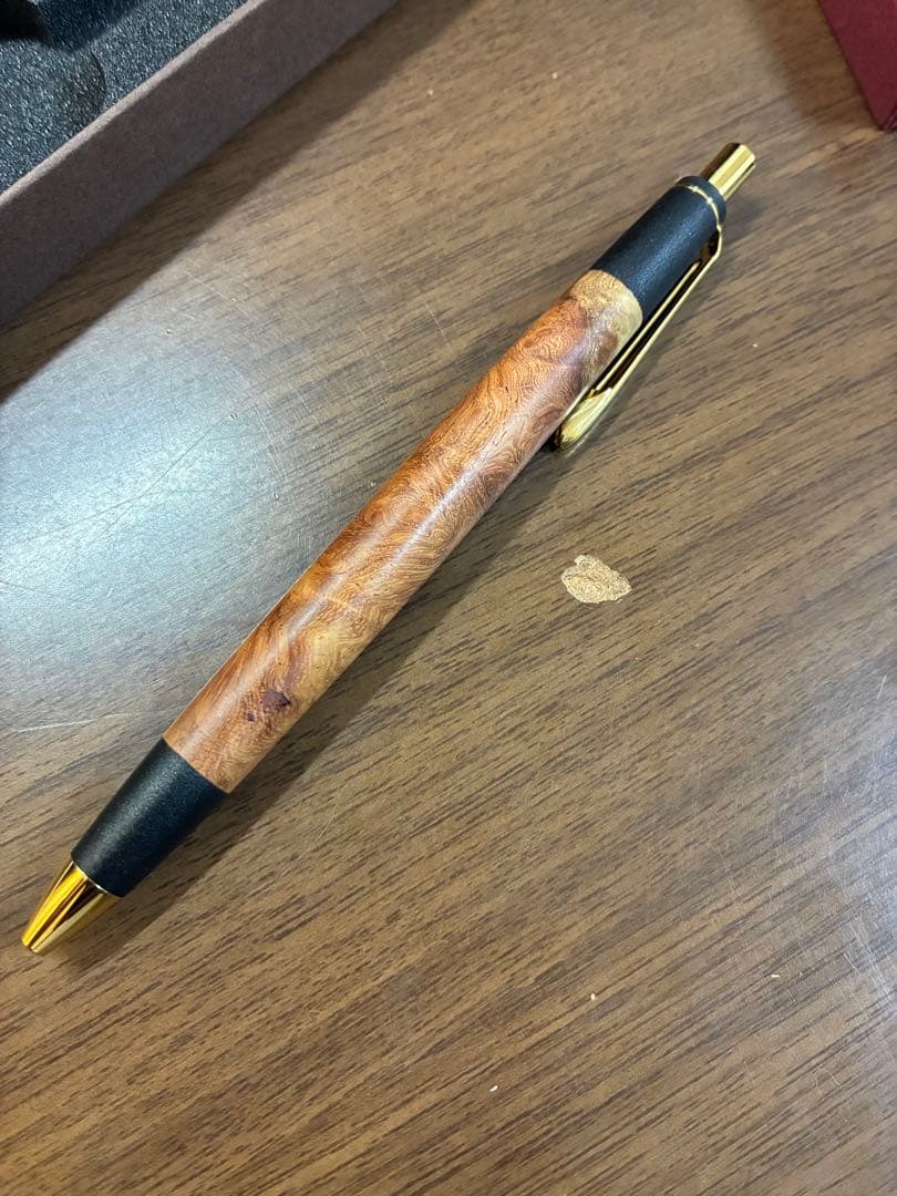 ボナンペン本花梨瘤源平シャープペンシル　検索用野原工芸　工房楔