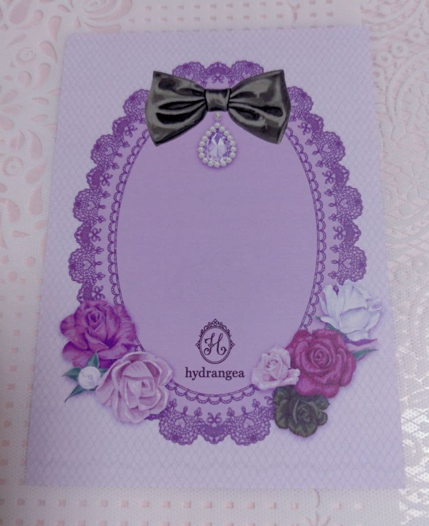 みぃーちゃん様ご確認用♥新作hydrangea様♥メモ＆デザペ