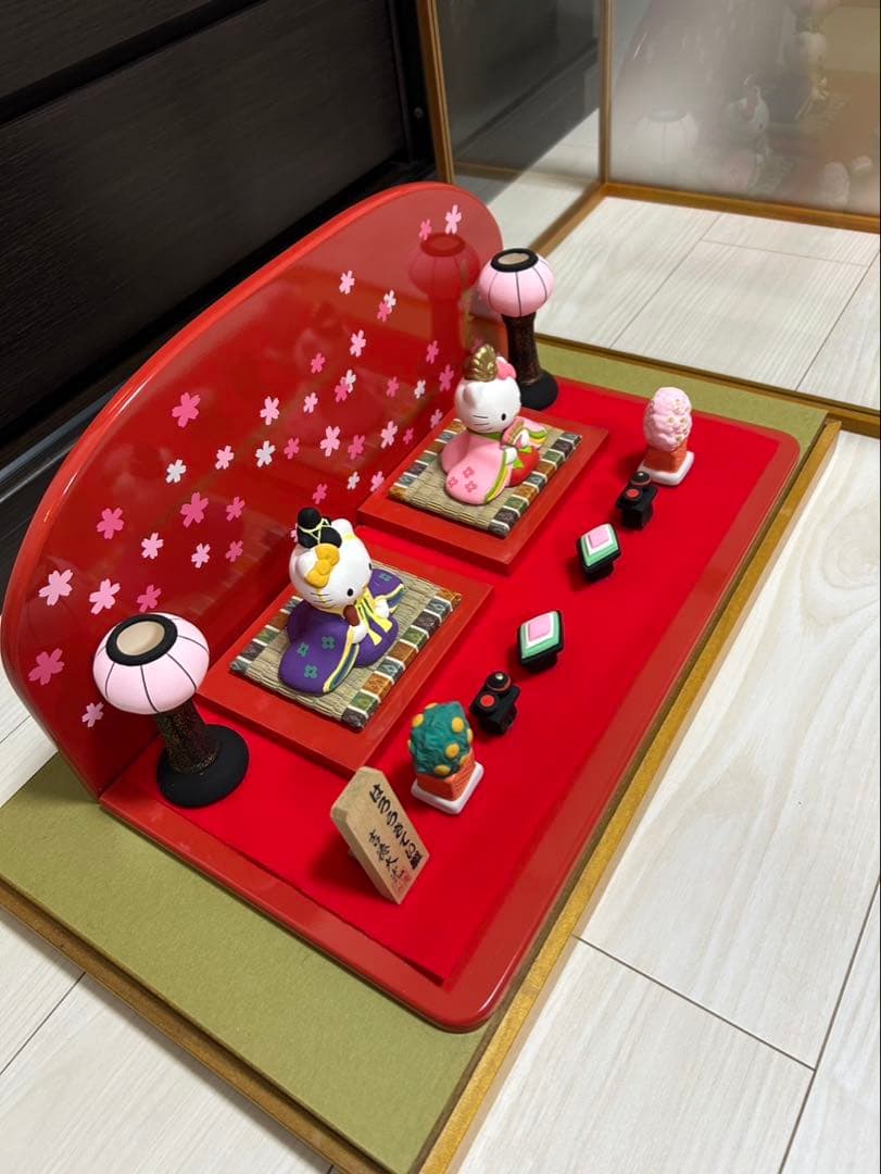 ハローキティ吉徳 雛 親王飾り 雛祭り 雛人形