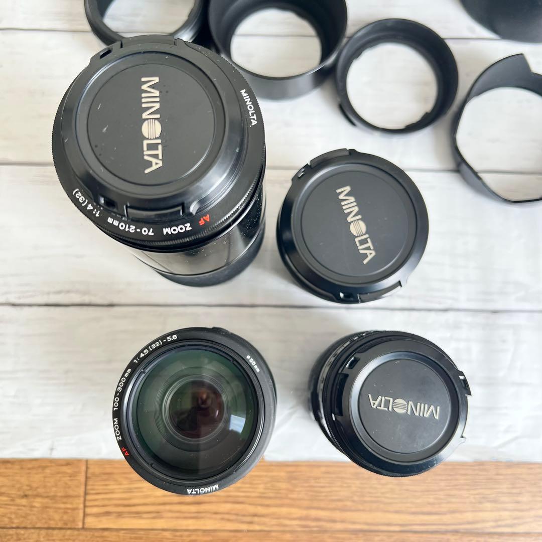 MINOLTA ミノルタ　フィルムカメラ　レンズ　ストロボ まとめ