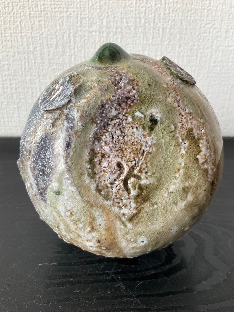 信楽焼　古谷和也　信楽窯変徳利　窯変　徳利