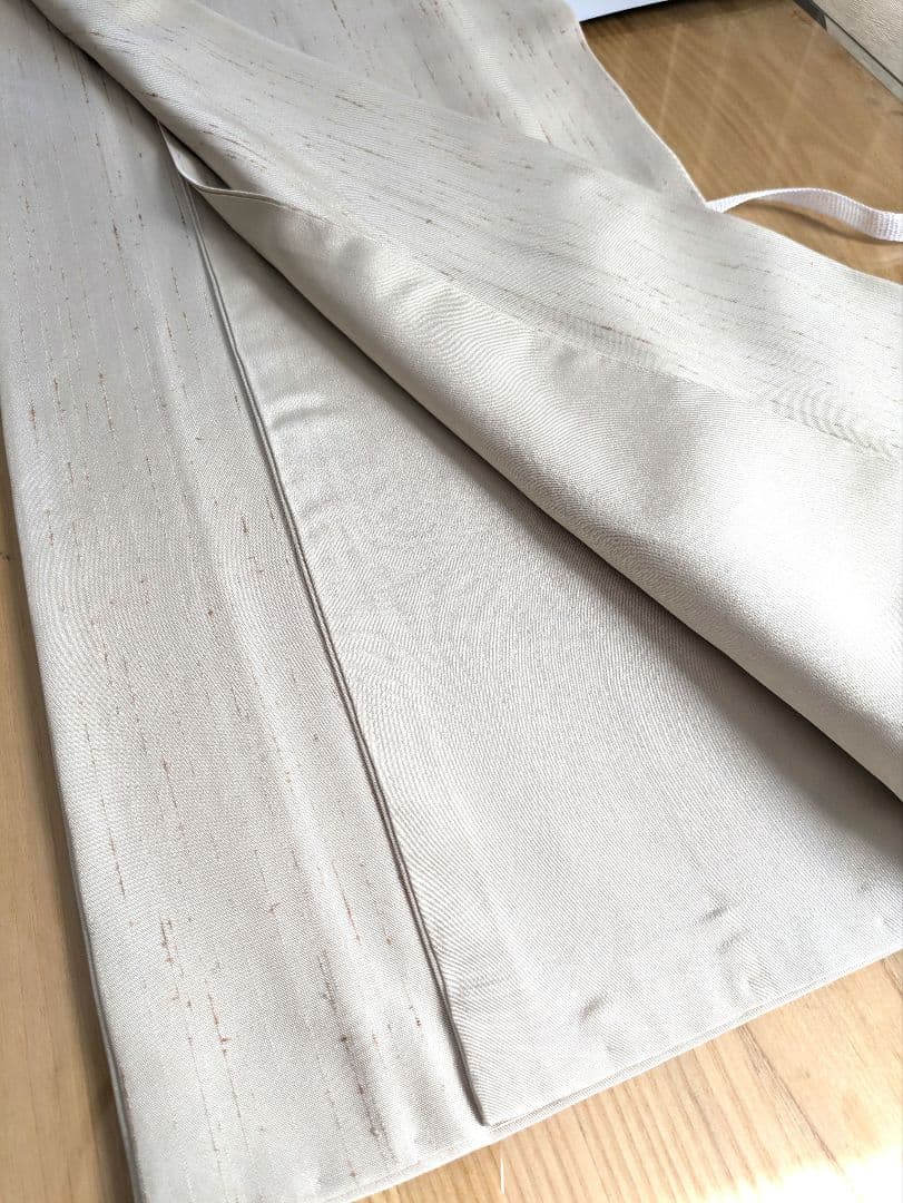 サ*ー様 正絹縦節ぜんまい紬小紋