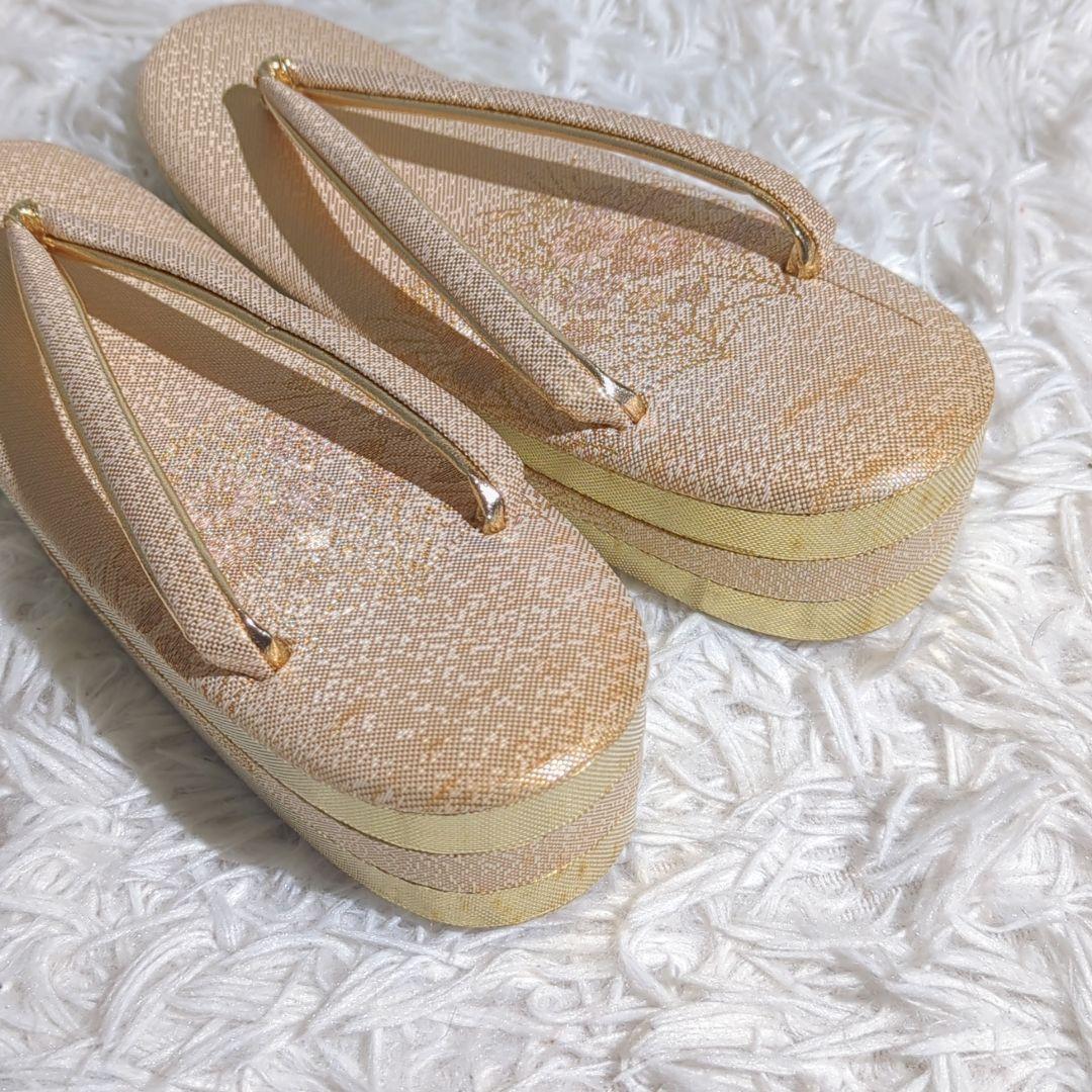 〈未使用〉成人式 振袖 草履 バッグ ファー 3点セット 佐賀錦 SAGAFOX