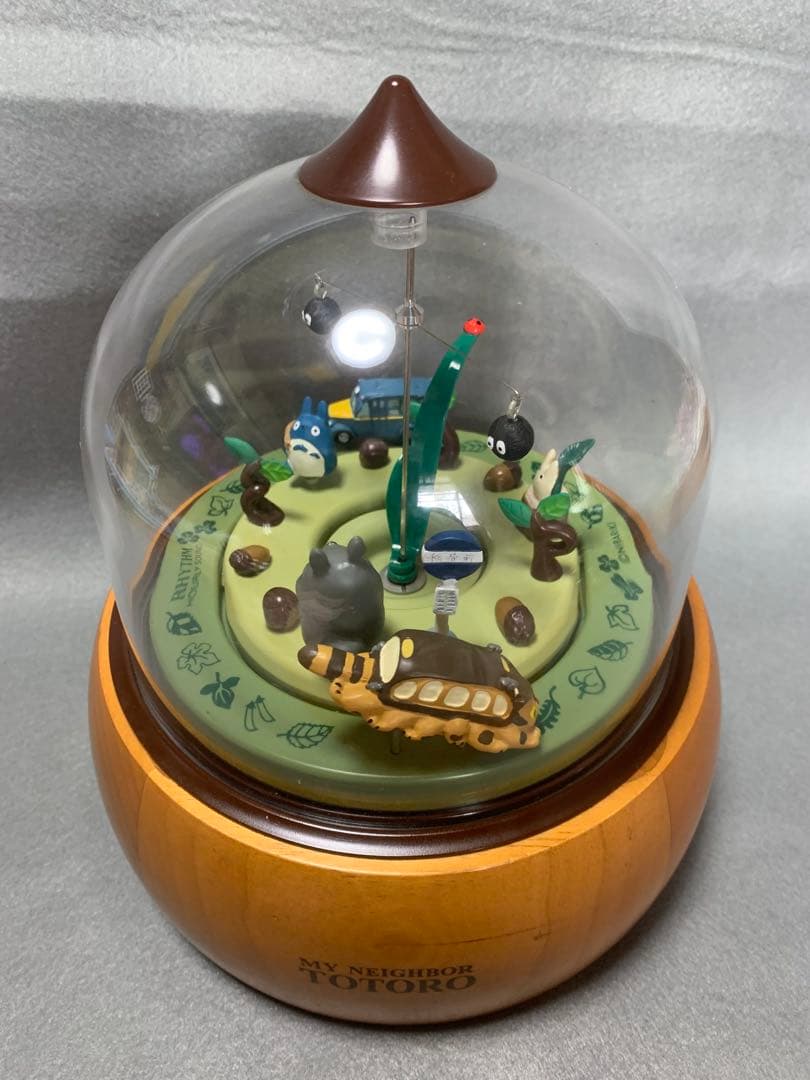 【訳あり品】リズム時計　トトロどんぐりドーム置き時計【ジャンク品】