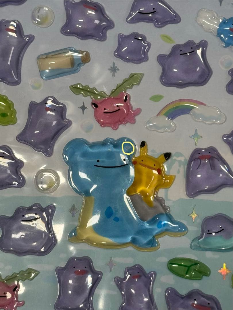 ※訳あり※ 韓国限定 メタモン ボンボンドロップシール ポップアップ ポケモン