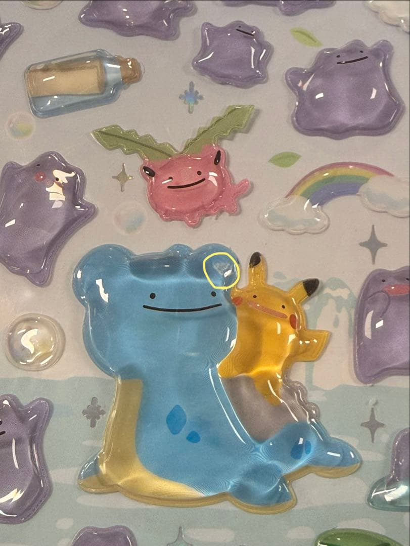 ※訳あり※ 韓国限定 メタモン ボンボンドロップシール ポップアップ ポケモン