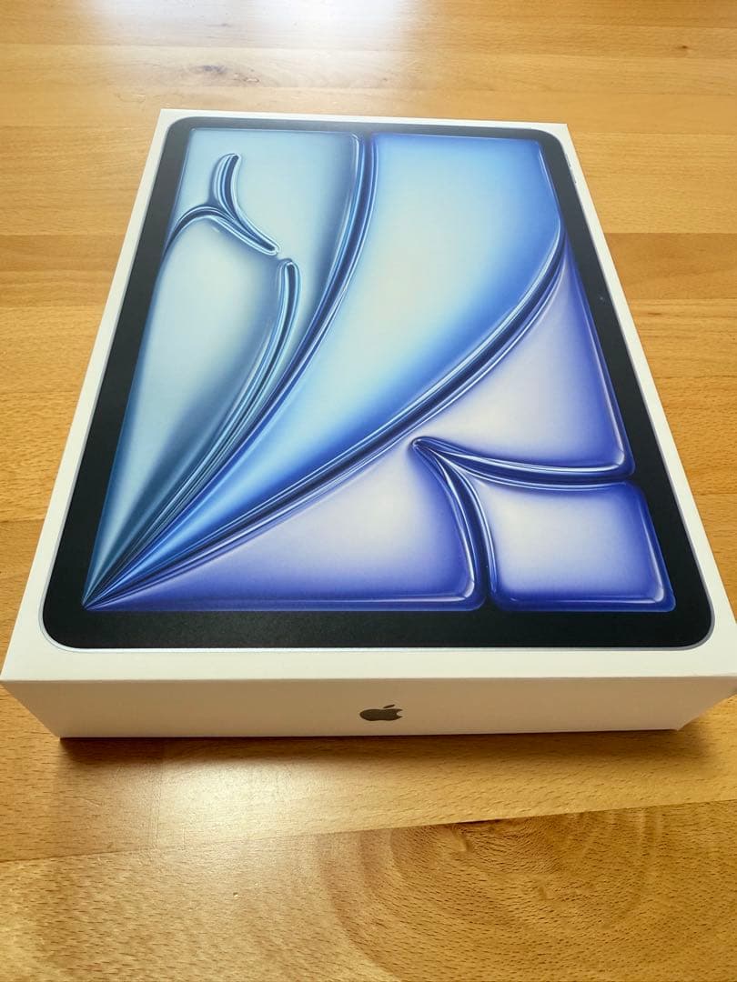 iPad Air 11インチM2 wifiブルー/付属品未使用/最大容量100%