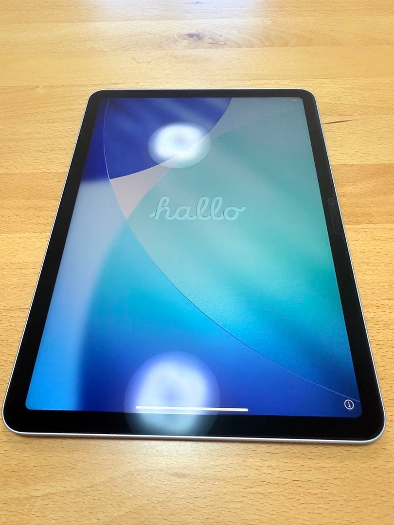 iPad Air 11インチM2 wifiブルー/付属品未使用/最大容量100%