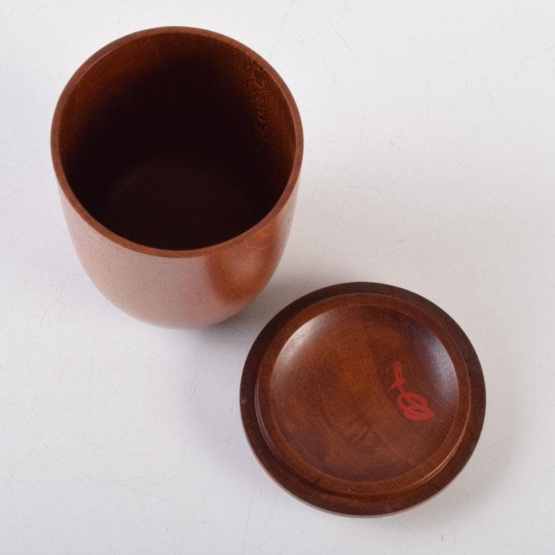 茶道具　永田友祐作　小壽　茶入　岡本樵雲書付　共箱　V　8730