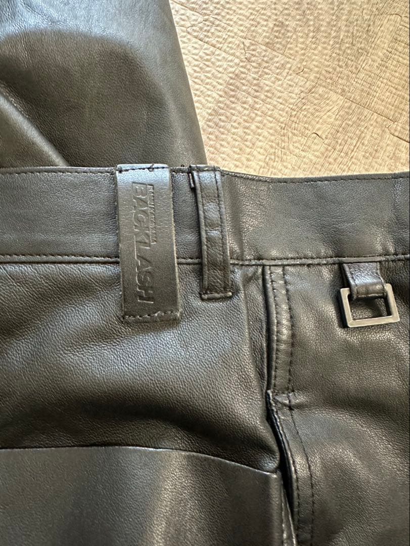 専用BACKLASH ラムレザーサルエルパンツ