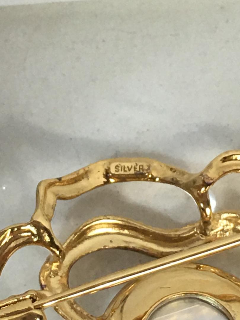 ☆奄美大島産 マベパール ローズブローチ 13mm ブラウン 真珠鑑別書付き