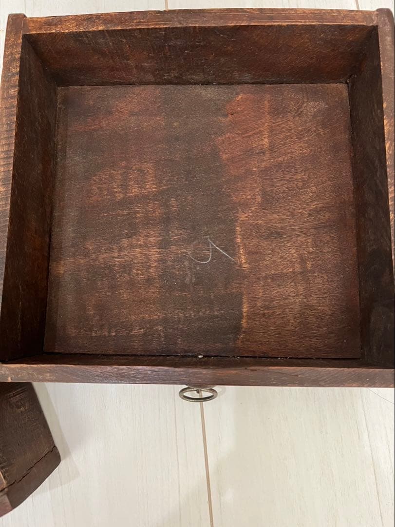 アンティーク 木製 キャビネット/ サイドテーブル vintage