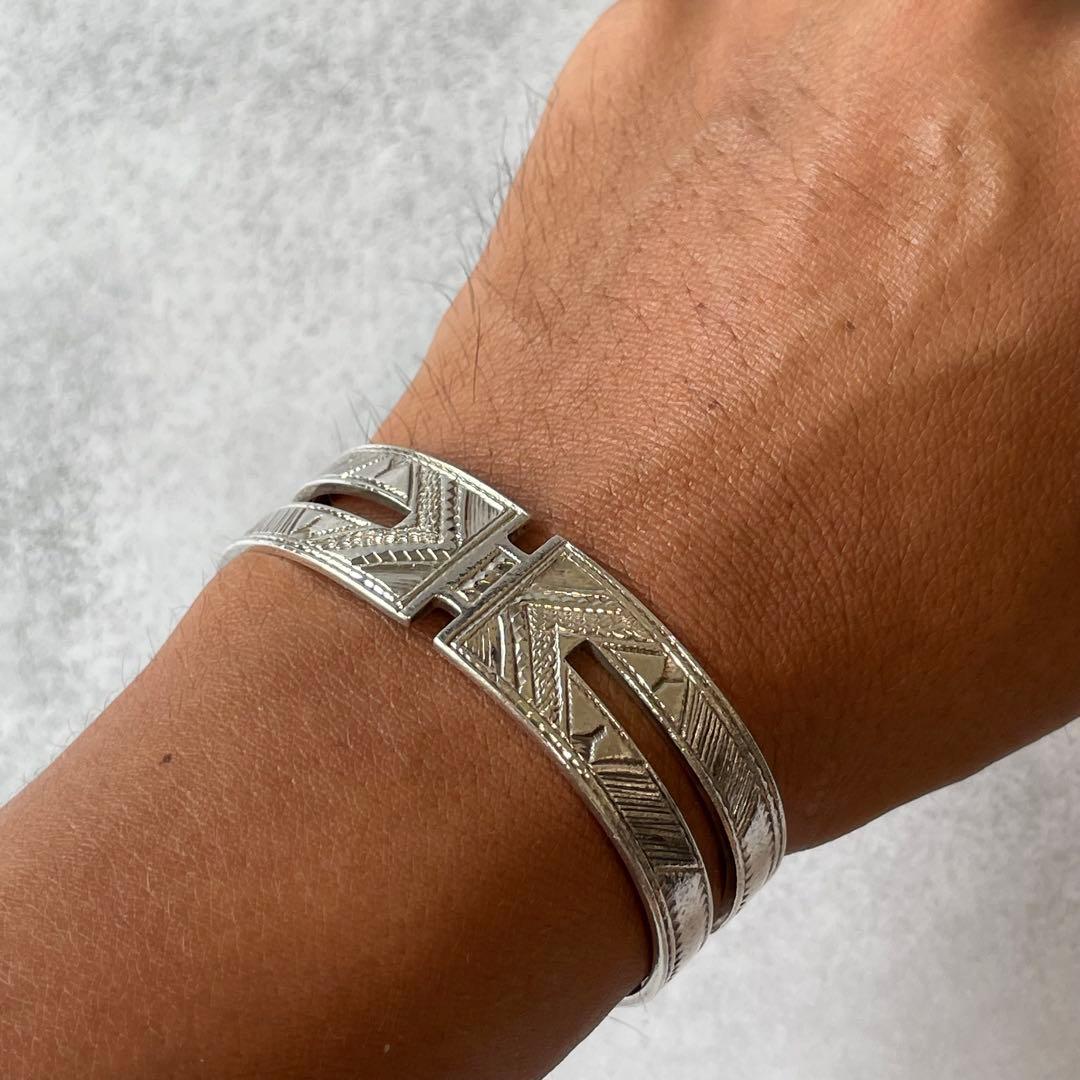 HERMES トゥアレグ バングル T4 925 エルメス Touareg