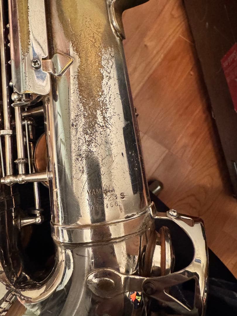 【要メンテナンス】YTS-23 S テナーサックス本体 木箱ケース付き
