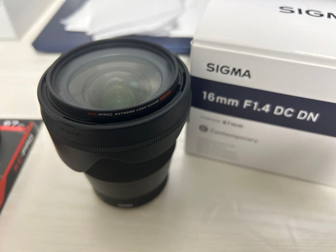 SIGMA 16mm F1.4 DC DN レンズ Eマウント ＋付属品