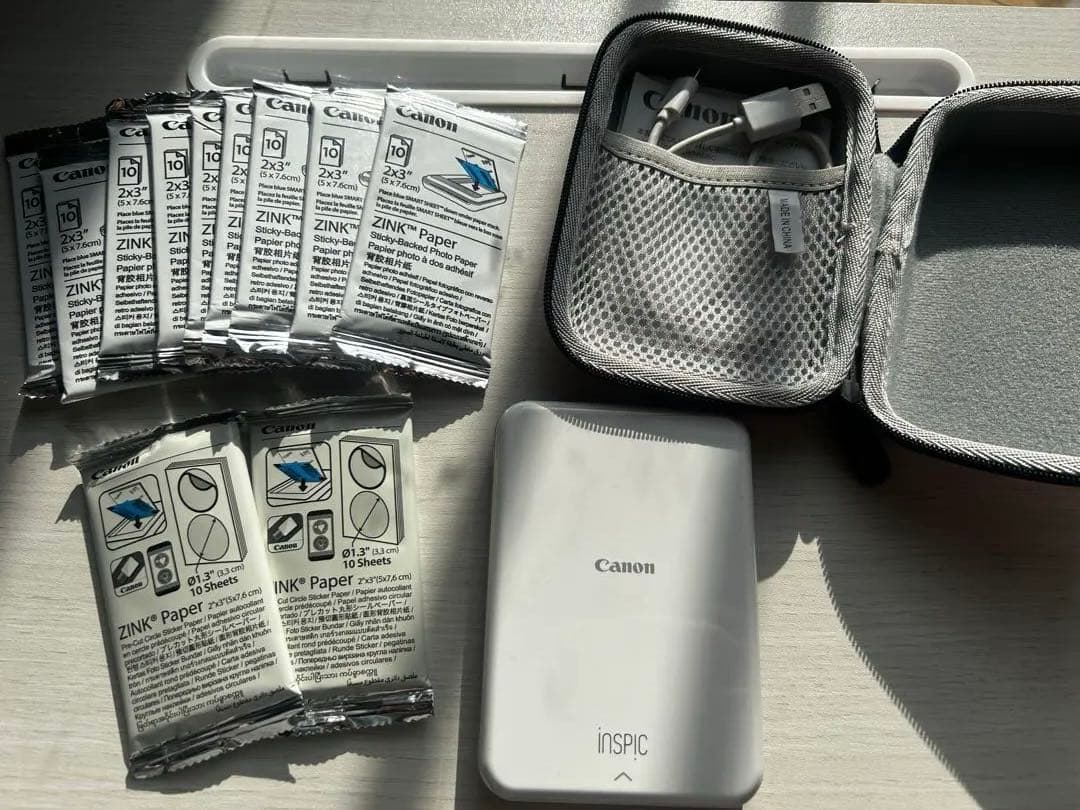 Canonスマホプリンター inSPiC PV123-SP ピンクペーパー付