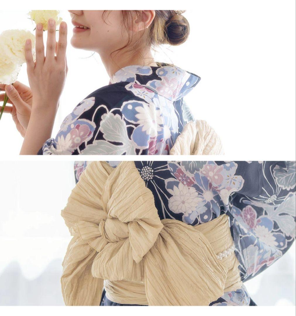 dita 浴衣 2025 如月の古典菊 浴衣と帯など6点セット 美品