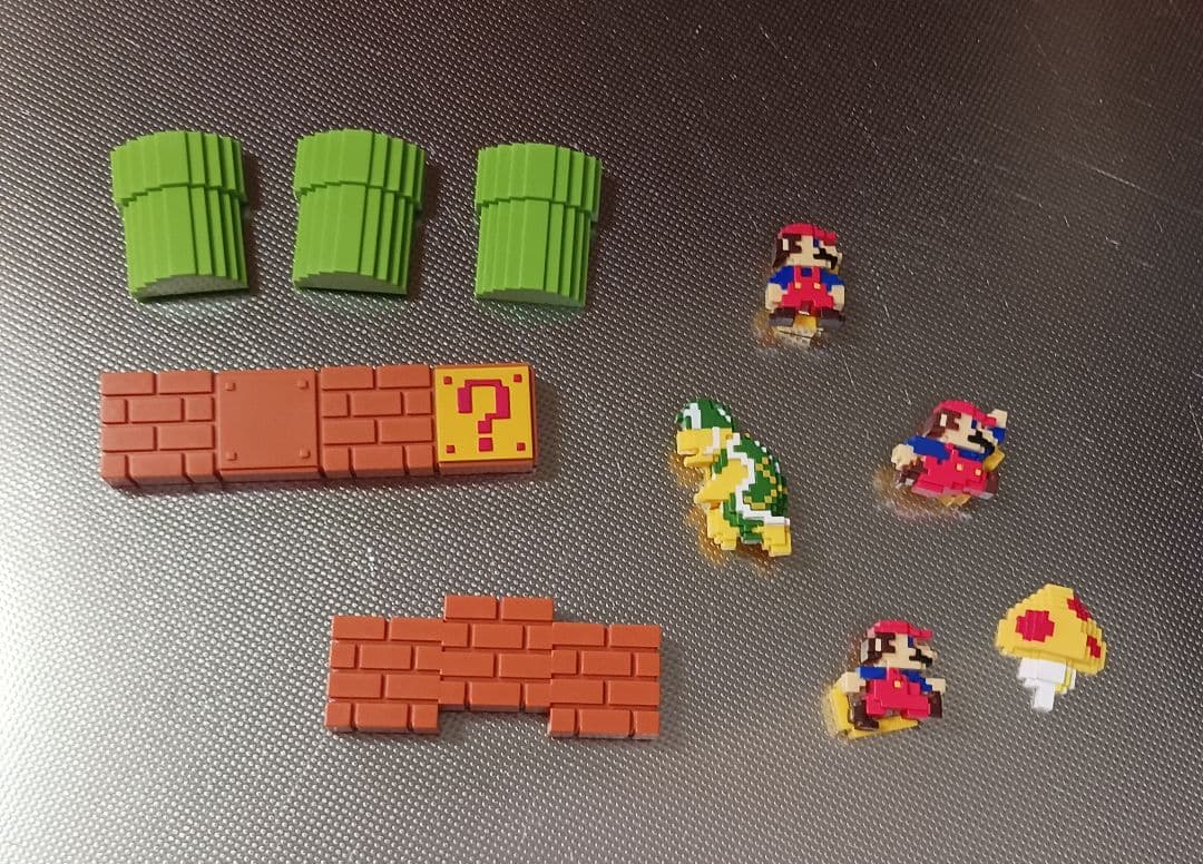 スーパーマリオブラザーズ ステージフィギュア マグネットフィギュア セット