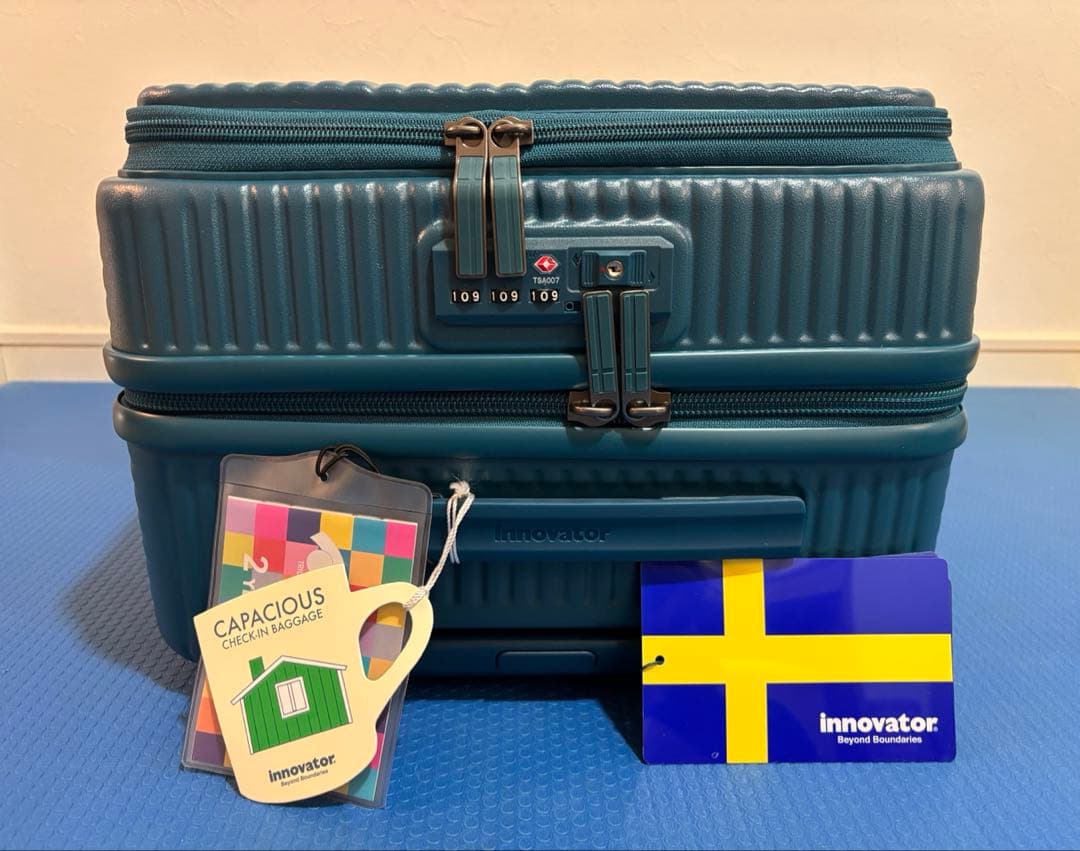 【新品】イノベーター スーツケース INV155 55L リヨンブルー