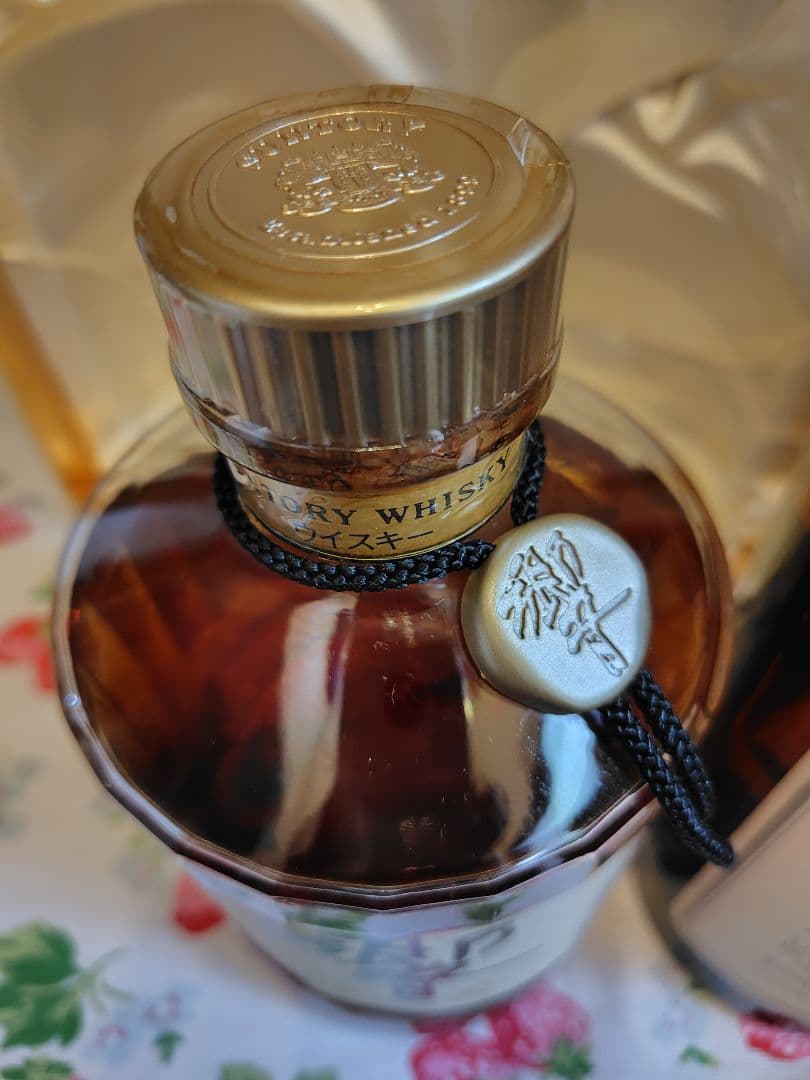 響　向獅子　金キャップ　裏面ゴールドラベル　山崎12年　ピュアモルト　ウイスキー