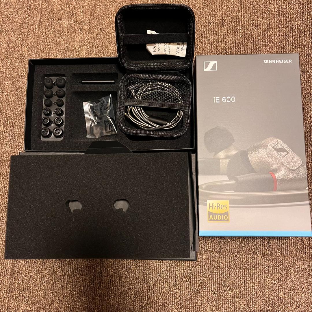 イヤホン ゼンハイザー IE600 純正 ケーブル 4.4mm 他付属品