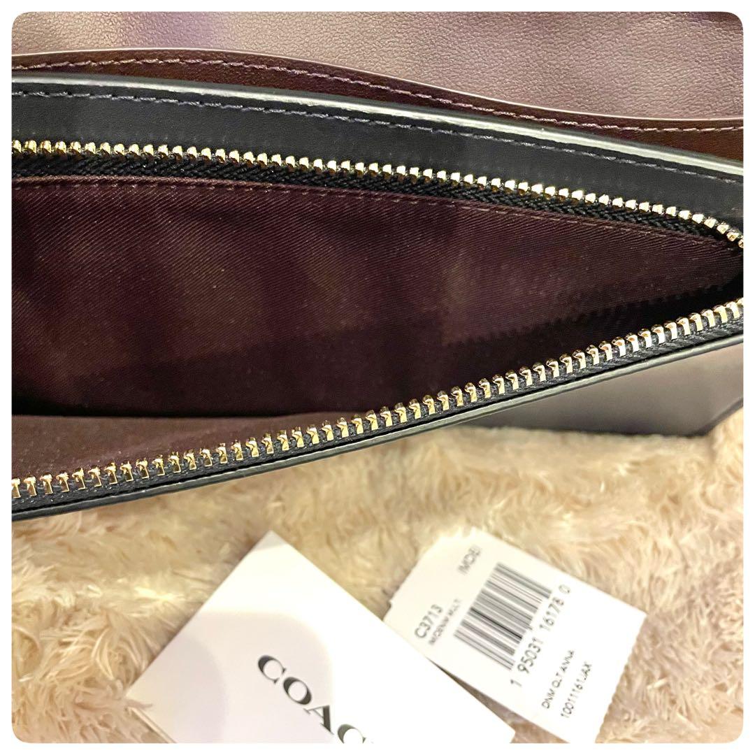 ほぼ未使用✨　コーチ　アンナ フォルドオーバー クロスボディ クラッチバッグ