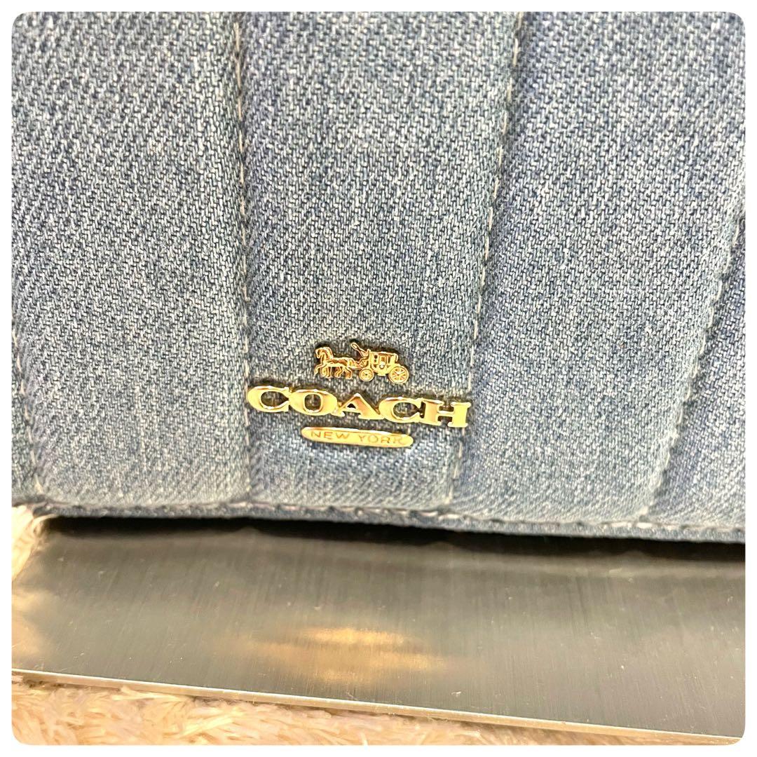 ほぼ未使用✨　コーチ　アンナ フォルドオーバー クロスボディ クラッチバッグ