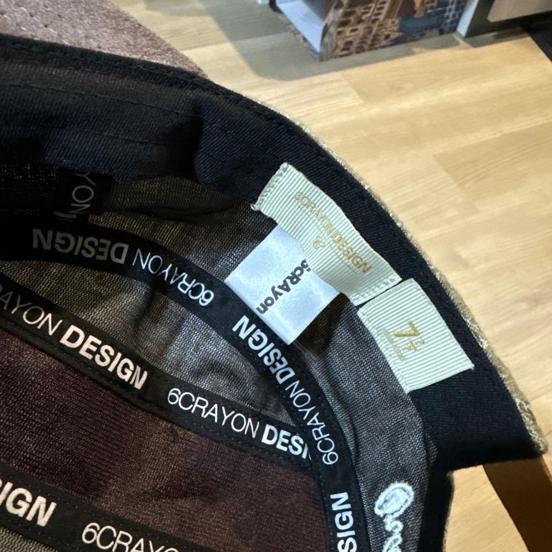 6CRAYON DESIGN マルチカラーキャップ 7 1/4