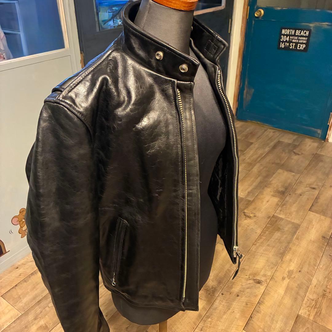 【美品】38inch インディアン モーターサイクル シングル ライダース