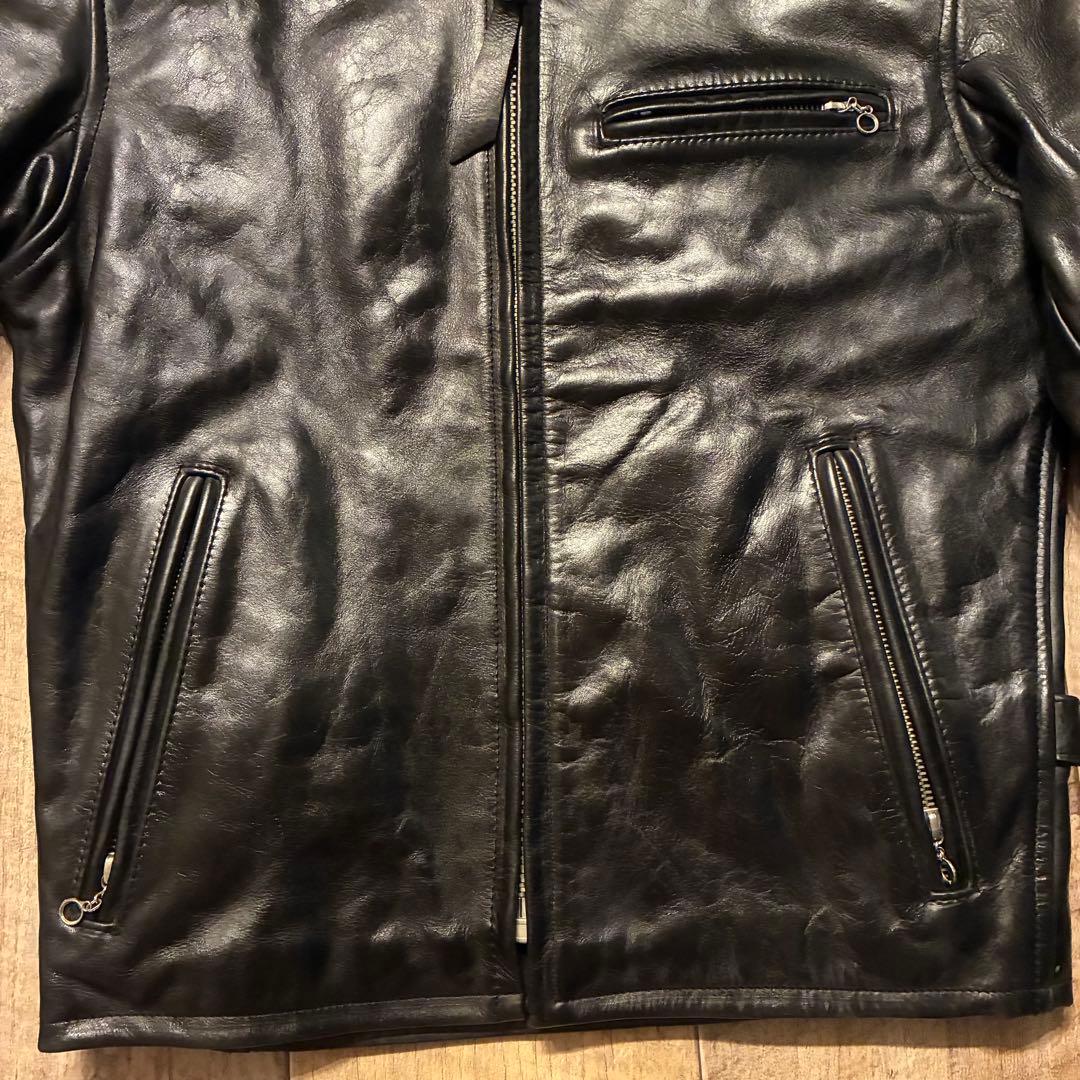 【美品】38inch インディアン モーターサイクル シングル ライダース