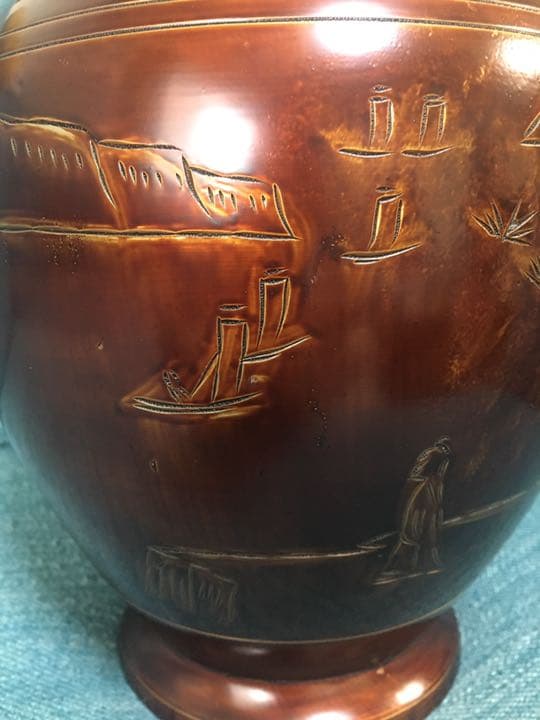 錫　茶入　特大サイズ