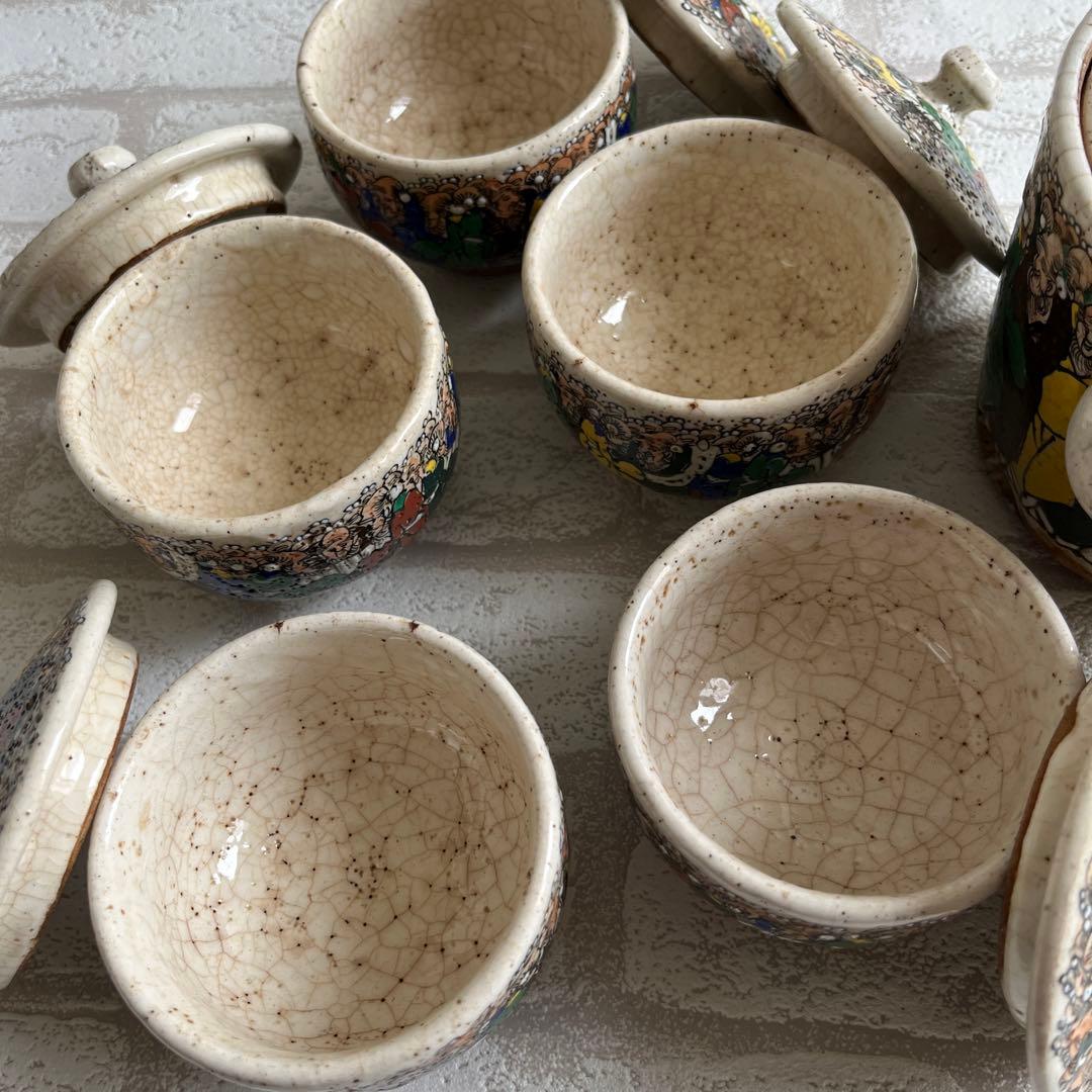 犬山焼　百老　茶器セット